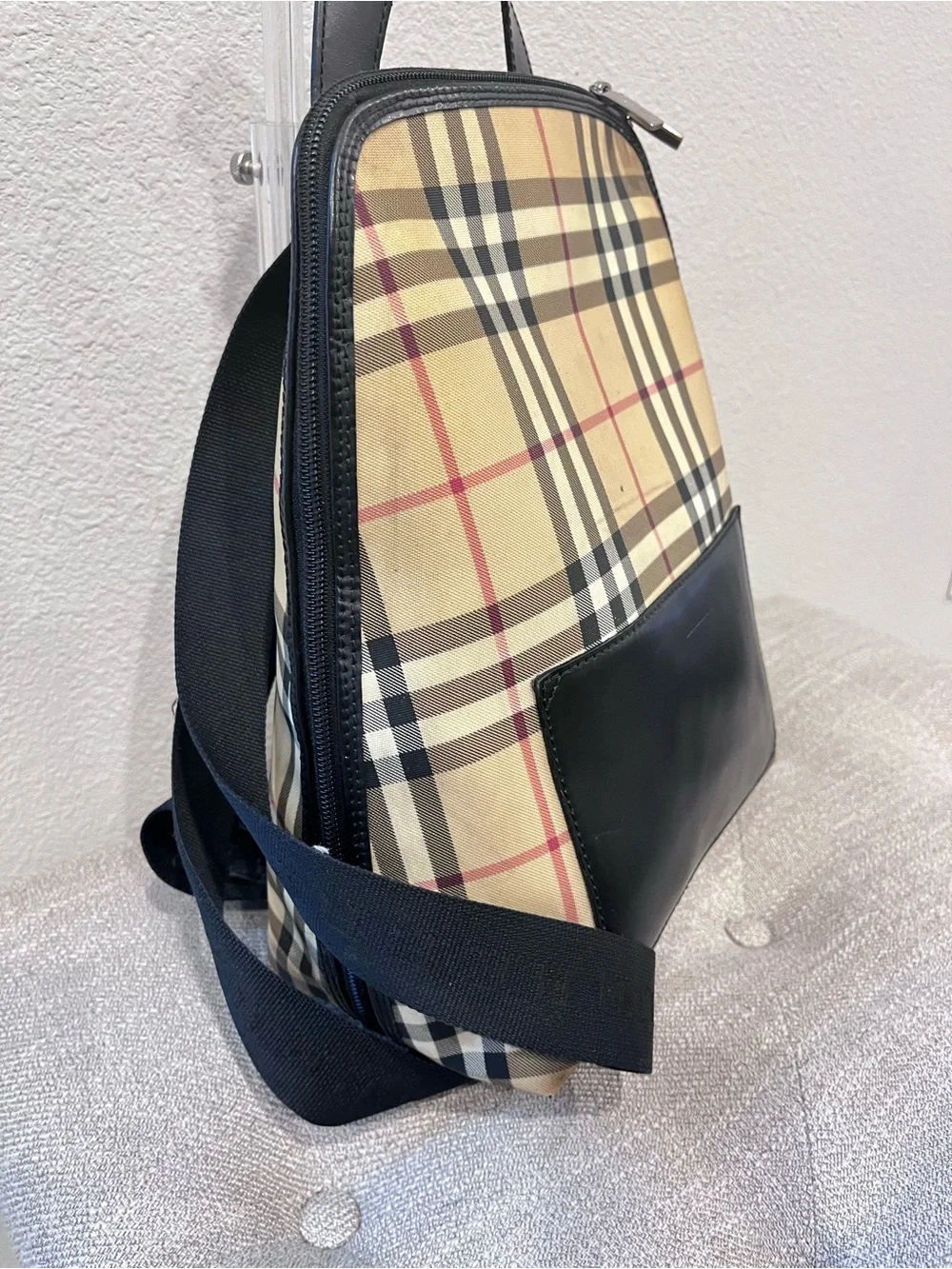 Burberry Nova Check Canvas Backpack